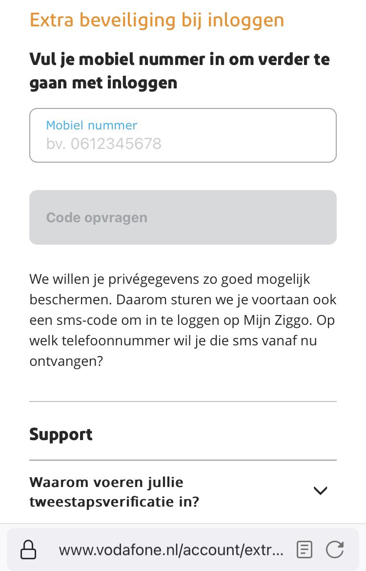 Wat Fred zegt. Verplicht inloggen met 06-nummer. Onder het mom van 2-factor beveiliging. Dat kan ook via Email #ziggotv #ziggo

Anders maar 1 oplossing doei Ziggo

#fail