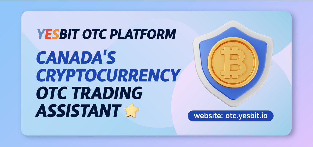 YesBit_Canada's tweet photo. Come visit our new website and start your crypto trading😃: https://t.co/nmK425E33O

#OTC #Crypto #Bitcoin
#Ethereum #trading #Toronto https://t.co/N1wuW5efhI