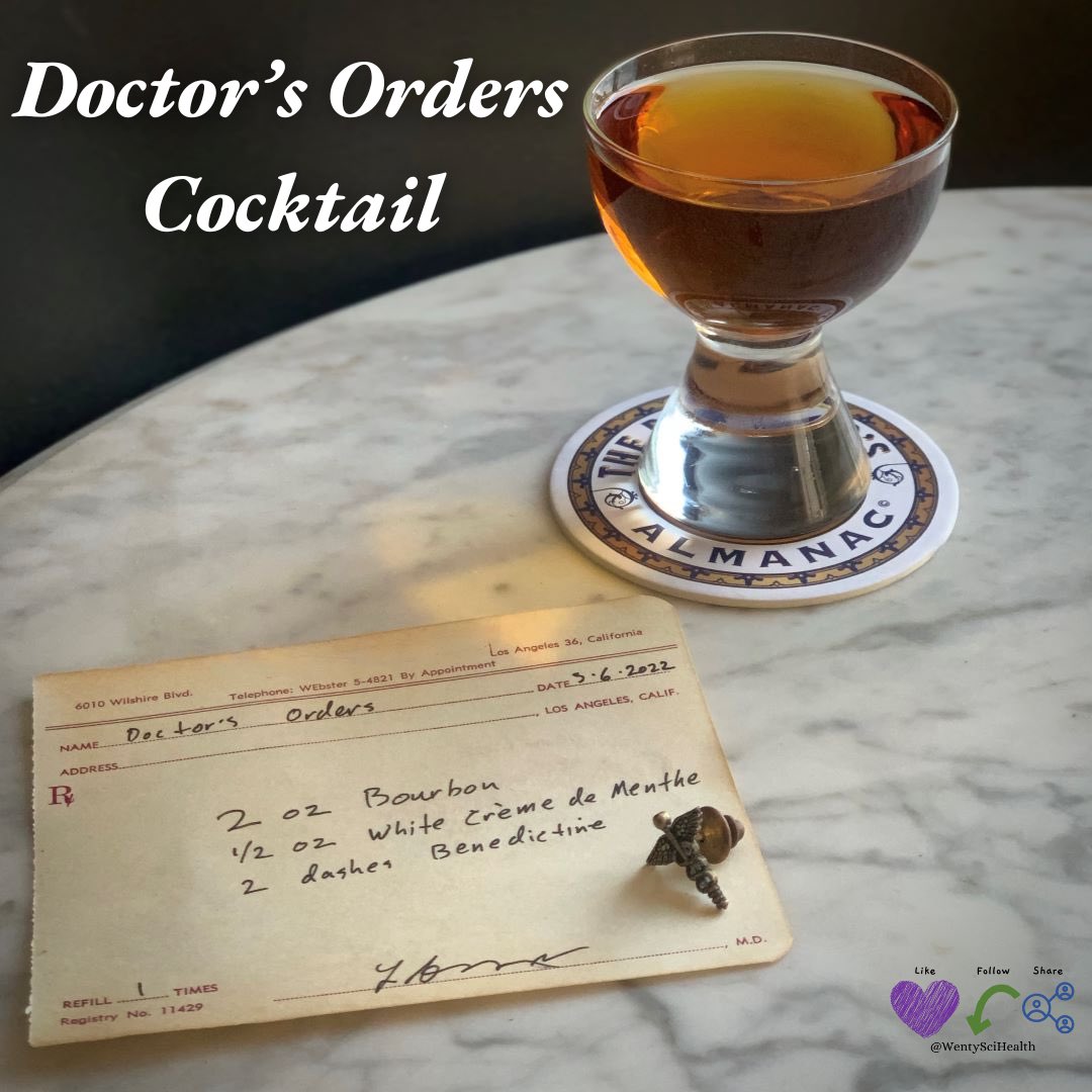 WentySciHealth's tweet photo. W.I.S.H. has used #thirstythursday to delve into the more fun side of STEM with themed drinks and sipping concoctions! Today we look back at one of our most popular cocktails, the Doctor’s Orders
#simpledrinks #doctorsorder #wentyscihealth #throwbackthursday https://t.co/yAw0kS9eFh