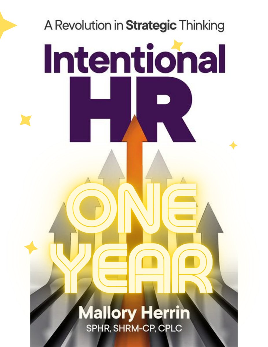 It’s been exactly one year since our CEO Mallory Herrin’s book Intentional HR was published! We are so excited to know that this book has enriched the lives of HR professionals and helped them to become key strategic partners in their organizations. Pick up your copy today!