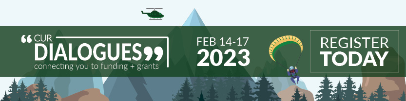 I know that finding funding and grant writing can be a obstacle to overcome for many of us. If this is true for you, I encourage you to check out CUR Dialogues to help you find funding success. Information at cur.org/what/events/co…
