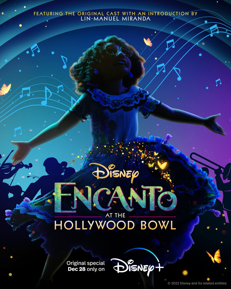 Enter the world of Encanto. 🦋🎶✨

#EncantoAtTheBowl is streaming December 28, only on <a href="/DisneyPlus/">Disney+</a>.