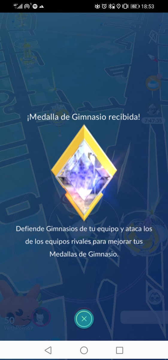 Withpons69's tweet image. Aunque siga con el cartel negro injustamente 🤬 nadie me quita las ganas de seguir dorando gym, aca mi primer gimnasio en oro de Las Condes 🥰 seria mi gym dorado #125
#PokemonGOApp #pokemon #pokemongo