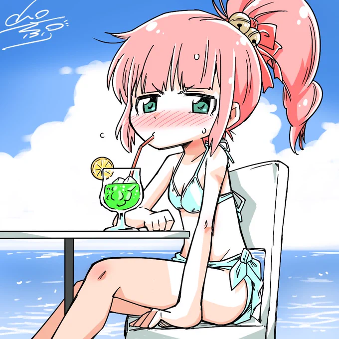 おはようございまーす!お題をもらって一日一絵!今日のイラストは頂いたお題より「貧乳ポニテ」明日のお題をコメントで募集中です!頂いたお題から何か描きます!気軽にお題リクエストどうぞ! 