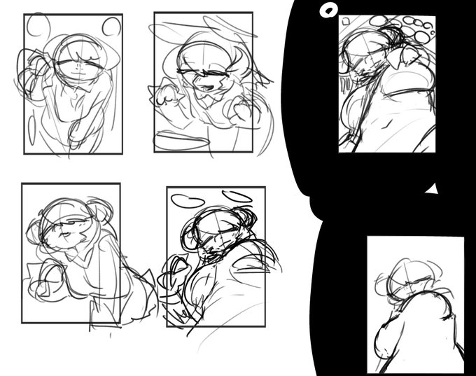 表紙案 今回結構ラフ多くなった 