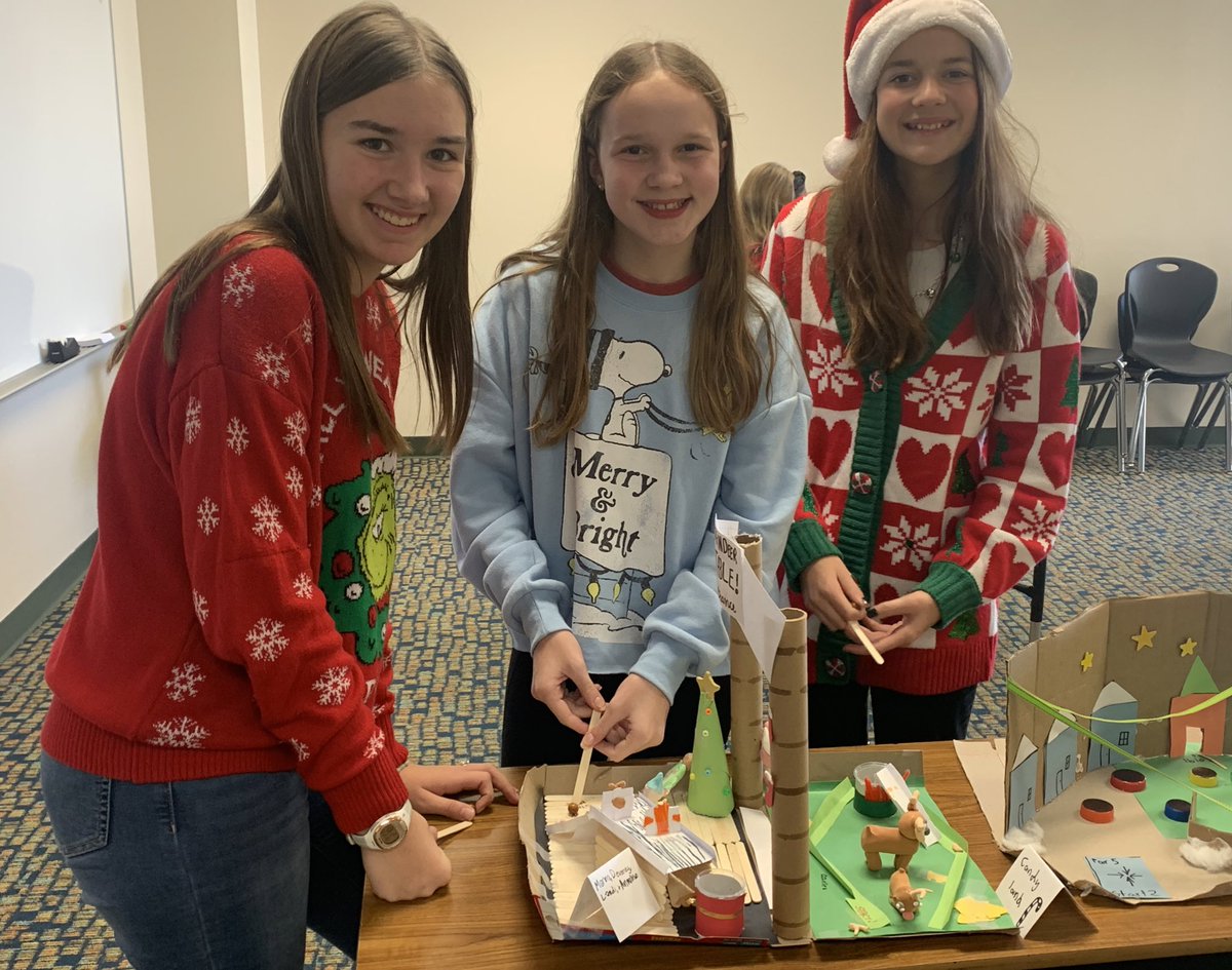 stanleyStyleGT's tweet photo. Holiday Miniature Golf on Ugly Sweater day!!  What a winning day in GATE! #GATEwideOpen https://t.co/kXfu6dy1uR