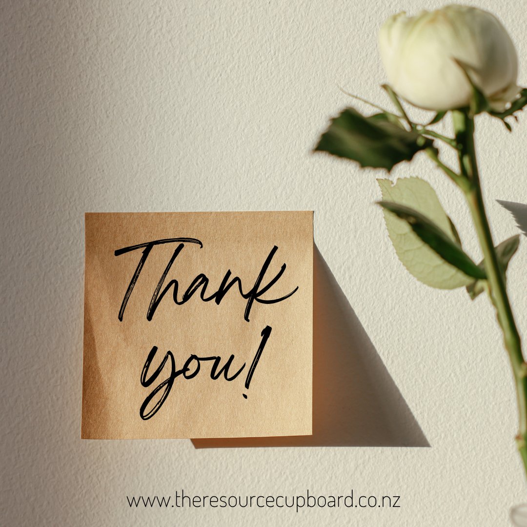 TheResourceNZ's tweet photo. The Resource Cupboard would like to thank you all for a wonderful year. We appreciate you all very much and wish you a wonderful summer break. See you with bells on in 2023! #theresourcecupboard #thankyou https://t.co/fn1pABXrZg