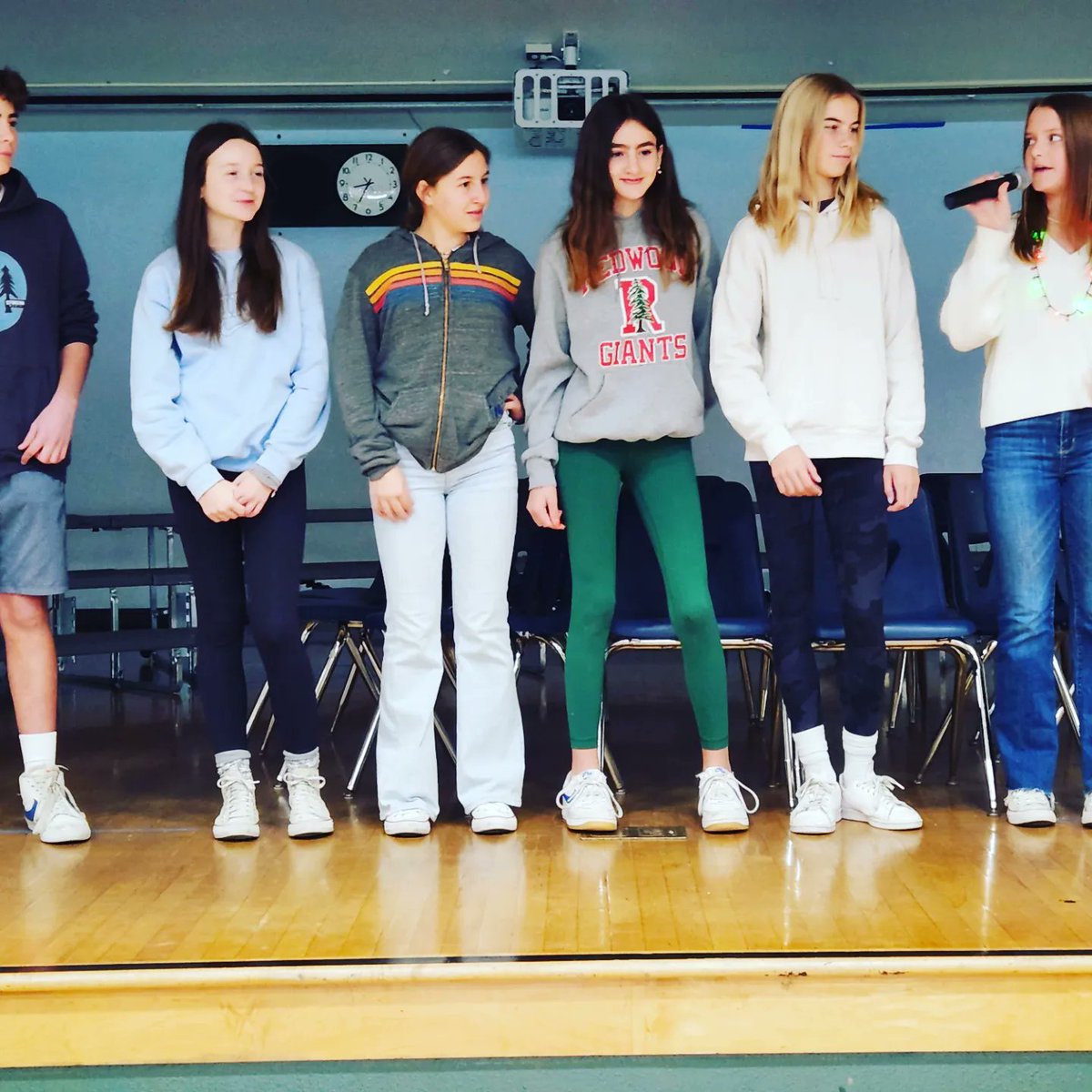 HallMiddle's tweet photo. Hall's 7th Grade Leadership putvon a super fun assembly for the 8th Graders today. Musical Chairs, impressions of teachers by students, scoot board races...Dr. Brown and Mr. Jake even got in on the fun! #wearelcmsd #hallmiddle https://t.co/vgvNKkOT33
