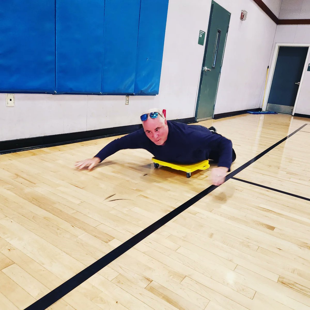 HallMiddle's tweet photo. Hall's 7th Grade Leadership putvon a super fun assembly for the 8th Graders today. Musical Chairs, impressions of teachers by students, scoot board races...Dr. Brown and Mr. Jake even got in on the fun! #wearelcmsd #hallmiddle https://t.co/vgvNKkOT33