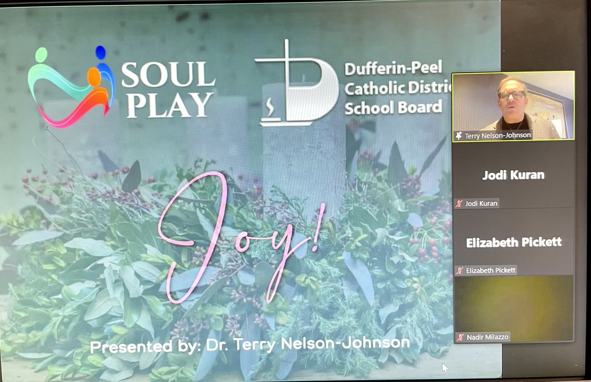 JodiKuran's tweet photo. Joy is the most infallible sign of the presence of God - Teilhard de Chardin. Thank you Dr. Terry-Nelson Johnson for reminding us during the 3rd week of Advent that there’s a direct correlation between gratitude and joy. #AdultFaithFormation https://t.co/bDnvoiuZ63