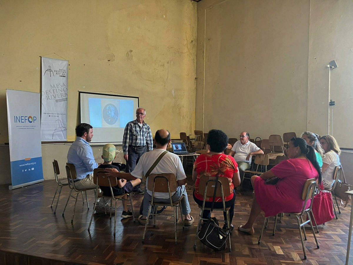 LATU_uy's tweet photo. #AHORA en #Tranqueras, en el marco de #LATUruguay, estamos cerrando las actividades de sensibilización de #Turismo en #Naturaleza y #TurismoCultural junto a @INEFOPoficial y la #MesaDestinoRivera. Una gran satisfacción para el #LATU contribuir al desarrollo del #Norte. https://t.co/oVyzh53W5N