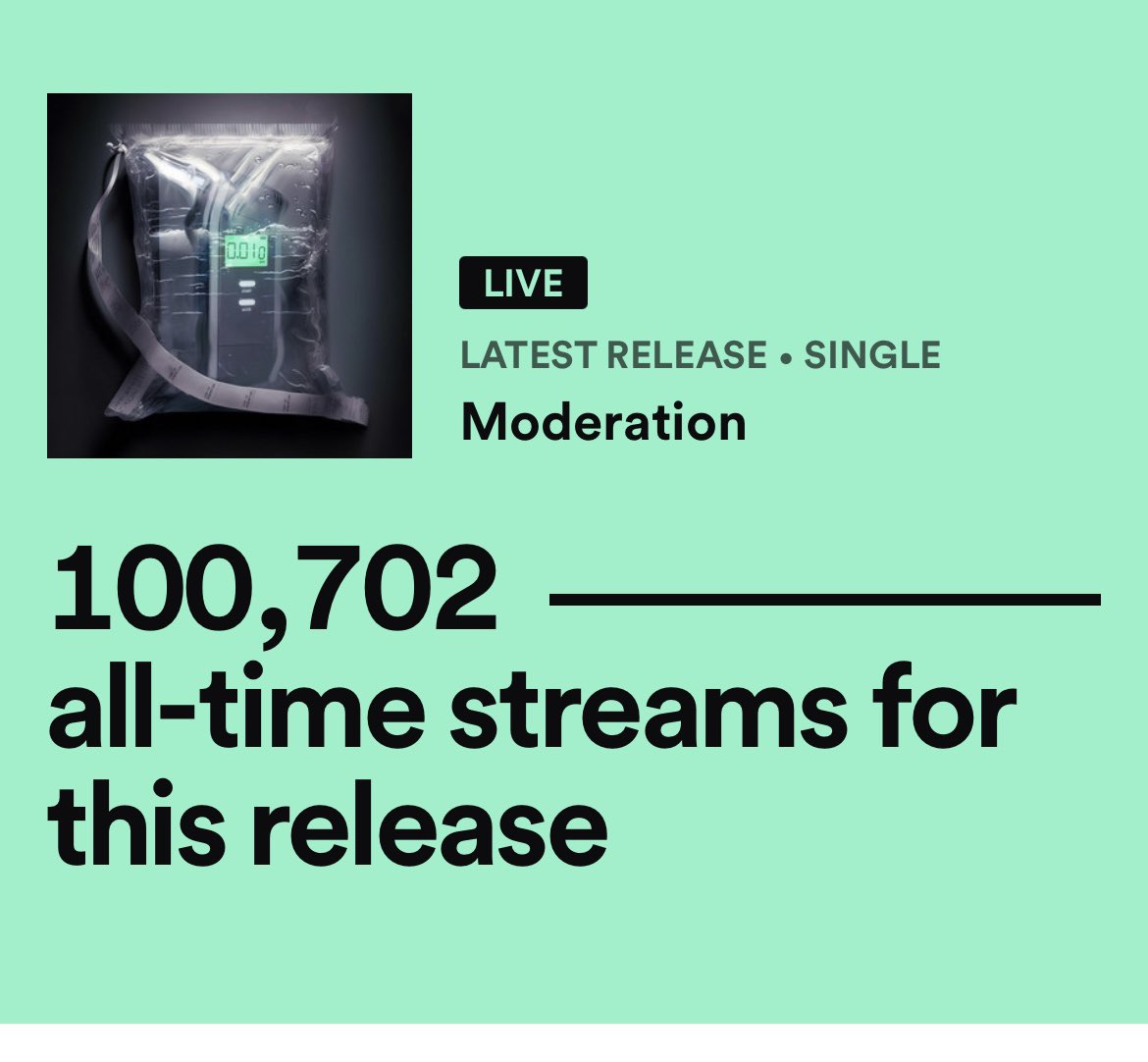 moderation already at 100k babyyyy thanks for listening