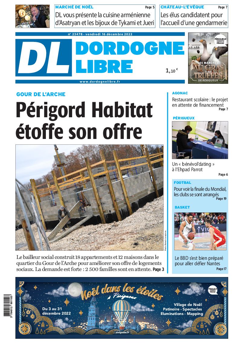 DordogneLibre's tweet photo. La Une de votre DL de demain. Bonne lecture sur notre site Internet et dans notre journal 📲🗞

▶️ L'information de proximité du Périgord à retrouver tous les jours sur https://t.co/9DWyahpRwc

▶️ Abonnez-vous pour ne rien manquer de l'actualité locale sur https://t.co/5PCOpZAqOG https://t.co/EdjvUi1Vm2