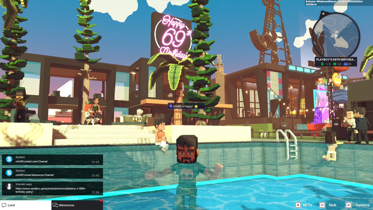 AliRahi95's tweet photo. @TheSandboxGame @Playboy Celebrating @PLAYBOY’S 69TH BIRTHDAY PARTY! 👯‍♀️ https://t.co/GKXabOmOkt