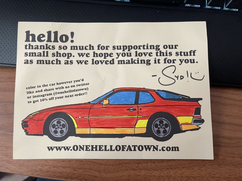 JasperKohler's tweet photo. @onehellofatown adult coloring AND 10% off?? That’s what I call the art of the deal https://t.co/4wjRQ2L01P