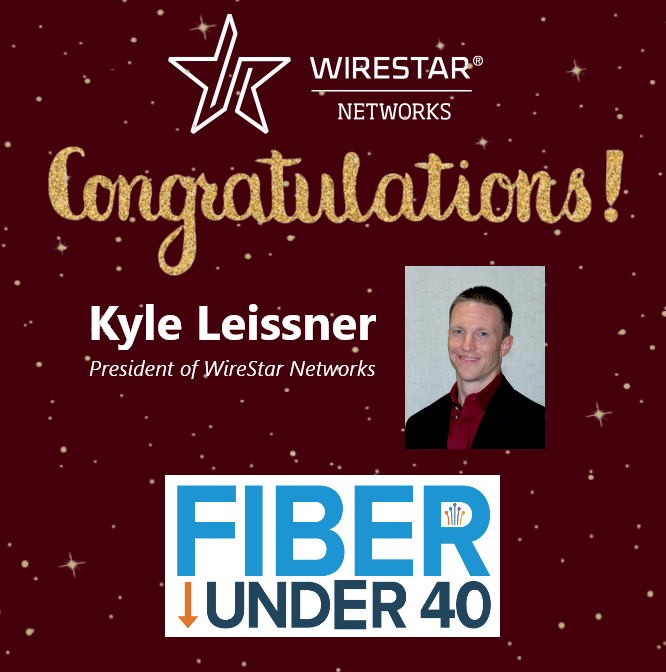 WireStarNetwork's tweet photo. Congratulations to our president, Kyle Leissner, for being featured in @fiberbroadband Association's Fiber Forward Magazine as a leader in fiber broadband! 
#FiberUnder40

Read the Article here: https://t.co/EcCFjEJAWx https://t.co/3h6CyHTt4E