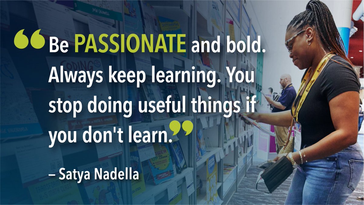 ISTE_ASCD's tweet photo. Do you know an educator who is using tech to be a rock star in the classroom? 
Nominate them for an ISTE 20 to Watch Award! 🎸 

Help us celebrate the amazing work of these innovators by submitting your nominations at https://t.co/9x2mljeH7y! 
#ISTEawards #20towatch https://t.co/QYXE3d36Z8