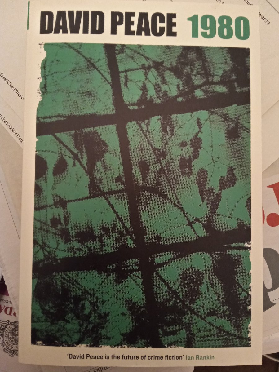 adriantroughton's tweet photo. The next piece in the jigsaw #DavidPeace #1980 #RedRidingQuartet #Novel #Literature https://t.co/5THPTvrMDw