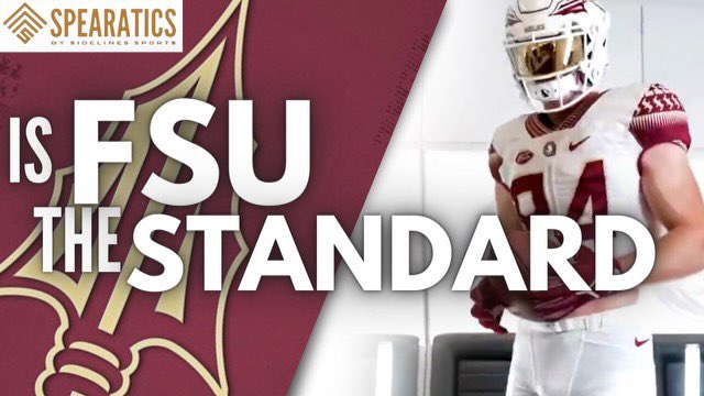 SPEARATICS's tweet image. The Standard is The Standard #NewCommit #FSUTwitter #FSUFootball come watch as we tell all new FSU news and Kyle Morlock Commits to #FSU ➡️youtube.com/@SPEARATICS ⬅️ click the link at 7:30pm EST