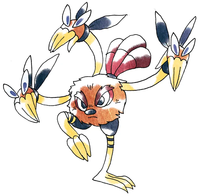 #fakemon who are convergent doduo/dodrio! #pokemon #PokemonScarletViolet 
