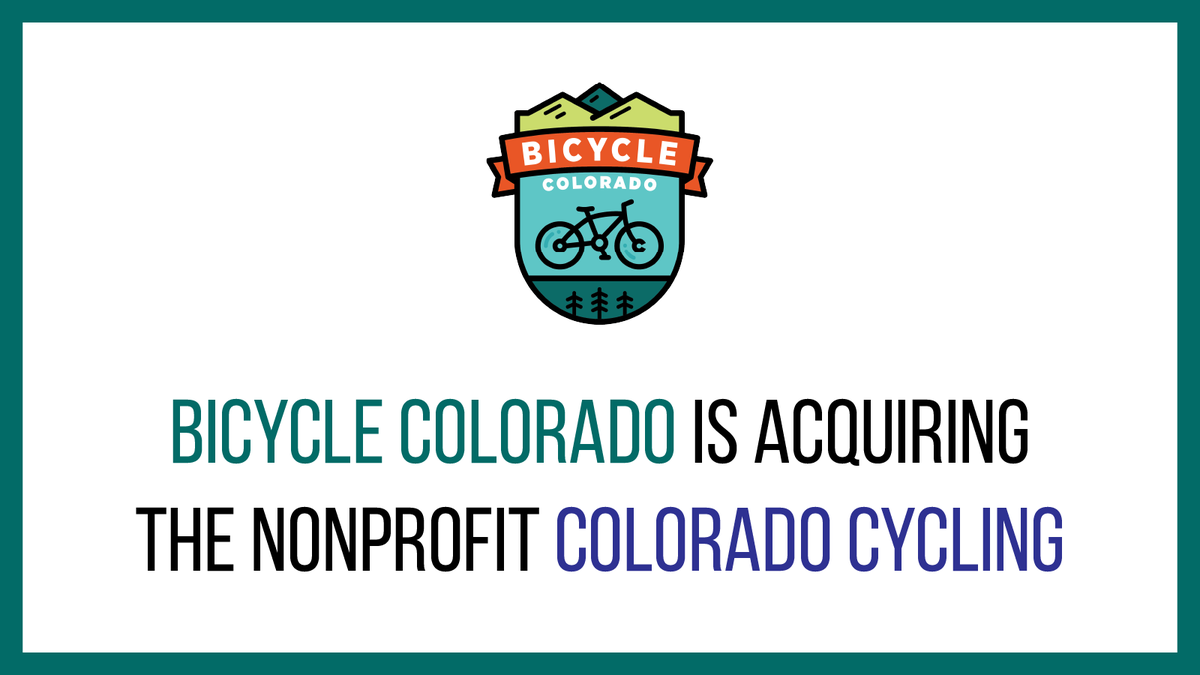 Bicycle Colorado on Twitter "Big news for bike advocacy and bike
