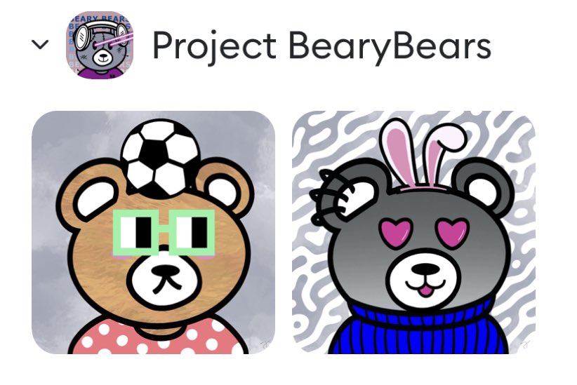 0xAsana's tweet photo. Chanced upon this #FreeMint and cldnt resist the cute #BearyBears π» 1st mint failed thouβ¦ my gas fees π₯Ή @BearyBearsNFT https://t.co/qSyDcVAXcU