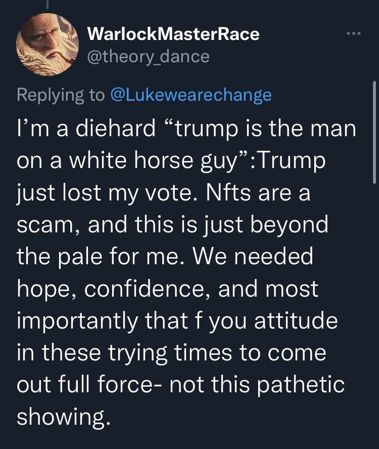 KyleKulinski's tweet photo. I’m seeing a lot of people on the right abandoning Trump these days https://t.co/HBlS5225al
