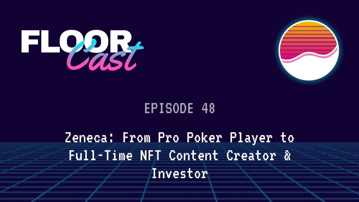 Rally (@rally_xyz) on Twitter photo Want to learn more about @ZenAcademy_ and <a href="/Zeneca_33/">Not @Zeneca</a> journey from professional poker player to full-time NFT content creator and investor?
Listen to the most recent <a href="/thefloorcast/">The Floorcast</a> episode featuring <a href="/Zeneca_33/">Not @Zeneca</a> and <a href="/floor/">Rally</a> co-founder <a href="/christine_hall/">Christine Hall</a> !
podfollow.com/1603432564/epi… Want to learn more about @ZenAcademy_ and <a href="/Zeneca_33/">Not @Zeneca</a> journey from professional poker player to full-time NFT content creator and investor?
Listen to the most recent <a href="/thefloorcast/">The Floorcast</a> episode featuring <a href="/Zeneca_33/">Not @Zeneca</a> and <a href="/floor/">Rally</a> co-founder <a href="/christine_hall/">Christine Hall</a> !
podfollow.com/1603432564/epi…