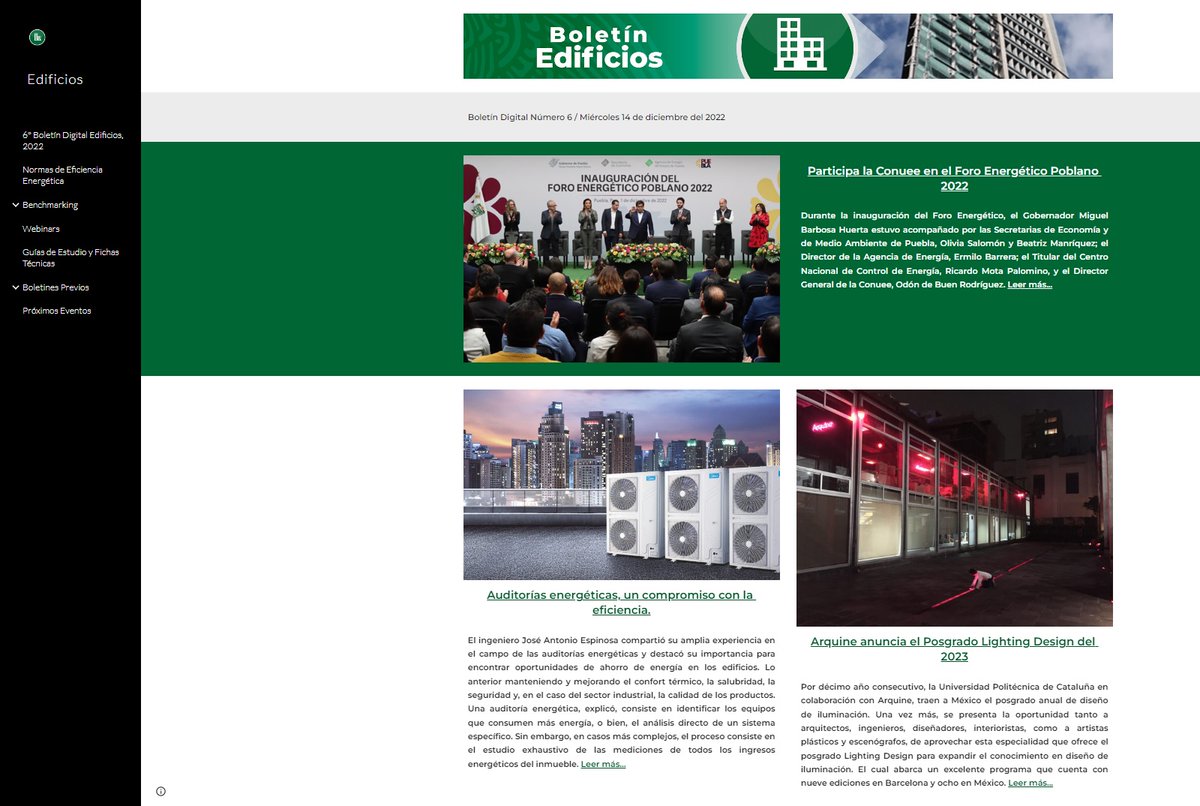 CEdificios's tweet photo. 👉No te olvides de consultar el 6° #BoletínDigital de Edificios entrando en https://t.co/EfLyvtzdrE 🏙️

Si aún no recibes nuestros Boletínes Digitales, te invitamos a formar parte de la #ComunidadConuee y suscribirte en🖱️https://t.co/IWhRYuKO9O https://t.co/3KdDnXup7Y