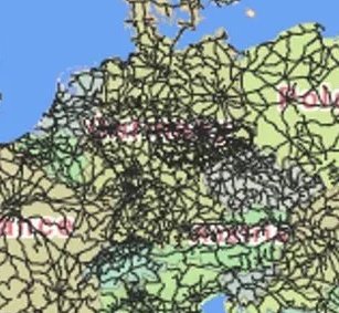 CountDankulaTV's tweet image. A map of railway lines in the USA vs Europe.