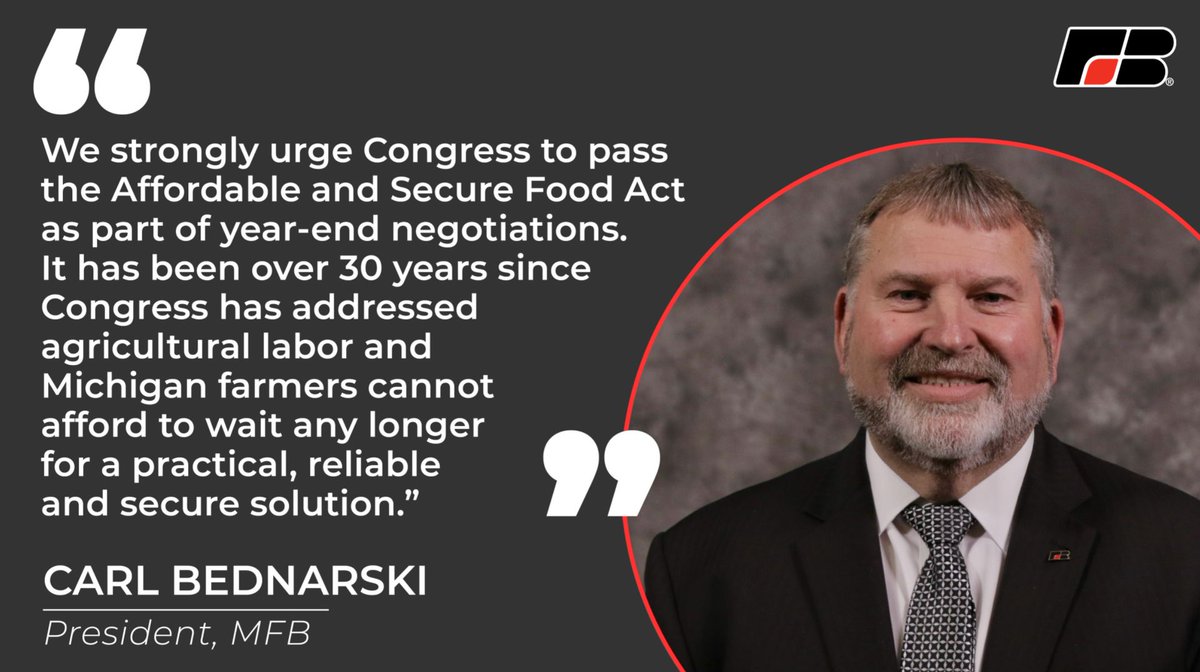 MichFarmBureau's tweet photo. Michigan Farmers cannot afford to wait any longer...
#Farming #MichiganFarm #Congress https://t.co/fj1auYnZni