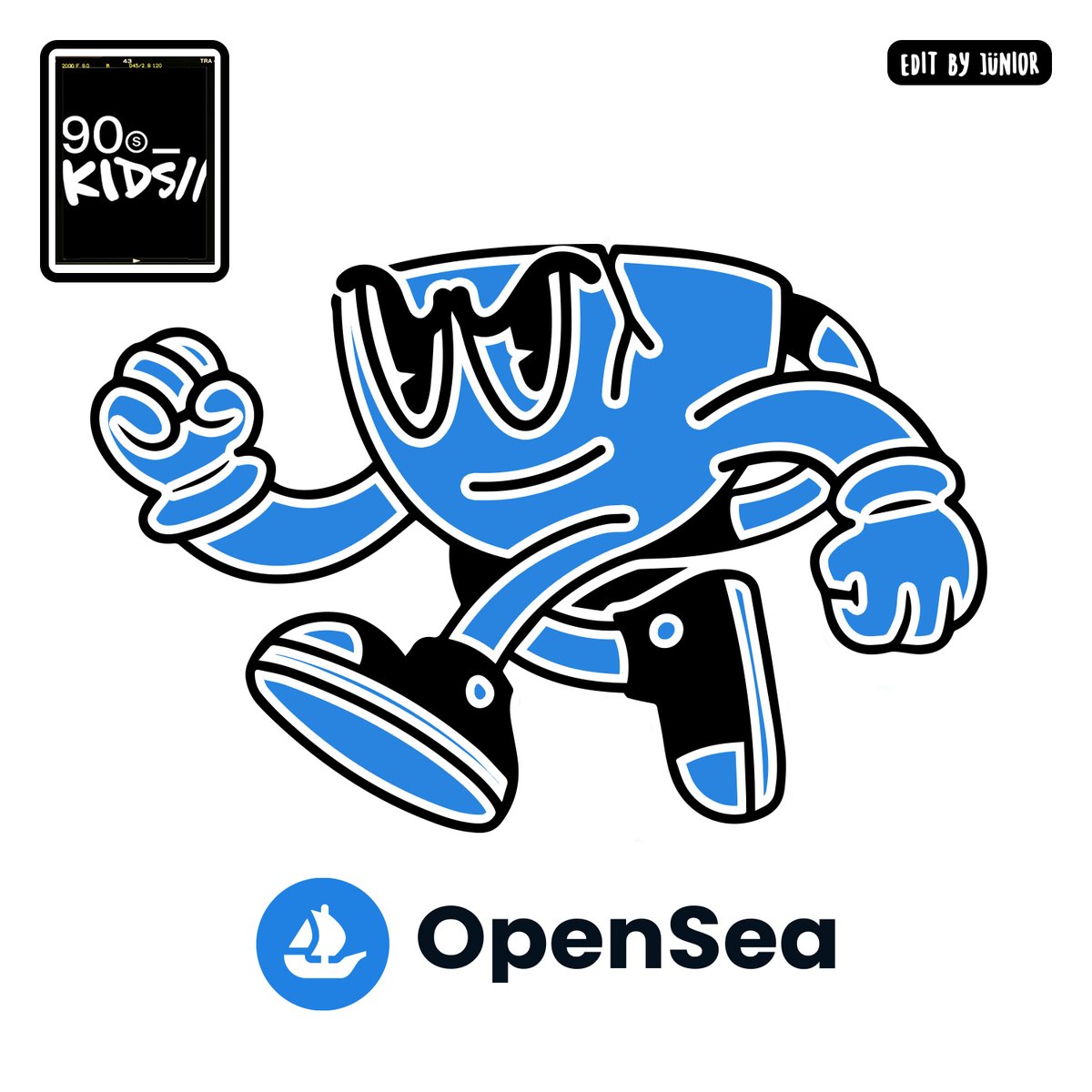 EditByJunior's tweet image. Pumped on today's @90s_kids_club mint by @fvckrender X @Gab_Jetski. Taking a moment to give @opensea kudos on another successful minting experience with this 90sKids X OS edit. 

Remember to have fun in this space! 🛹 #kickpush #90s