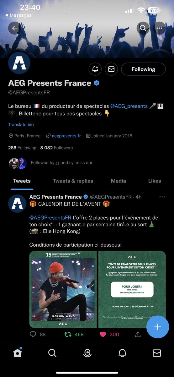 antirare's tweet photo. @AEGPresentsFR je participe pour Jackson Wang le 15 ou 16 janvier https://t.co/KLBUJdnPuy