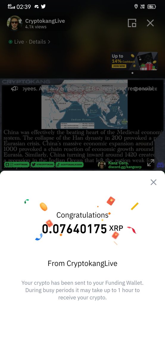 92Redwan's tweet photo. Thanks @cryptokang @Cryptotrails1
Watch live stream KANGSTERZ: Chill Stream 7🐉 on binance live https://t.co/I70PtAvfQn?…
KANG discord ❤️
https://t.co/G4rZMTZ3vS
Trails discord ❤️
https://t.co/27BdH4ROjx https://t.co/mvtzZnBImc