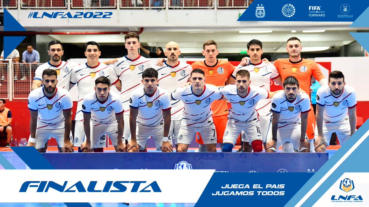 LNFArgentina's tweet photo. ¡San Lorenzo a la final! 🙌

El ciclón venció a 17 de agosto 5 a 4 por penales, luego de igualar 2 a 2 en tiempo regular, y es el otro finalista de la #LNFA2022 

¡Felicitaciones! 👏👏👏

#DesarrolloAFA 
#JuegaElPais
#JugamosTodos https://t.co/rKqJ1DhqEH