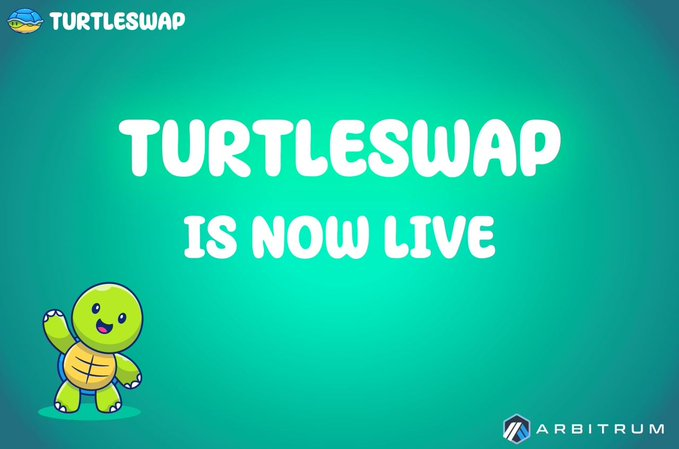 🐢 @Turtleswapio Now Live On @Arbitrum 

🐢 #Turtleswap aims to be an automated market making (AMM), decentralized exchange on #Arbitrum Network!

⬇️INFO
turtleswap.io