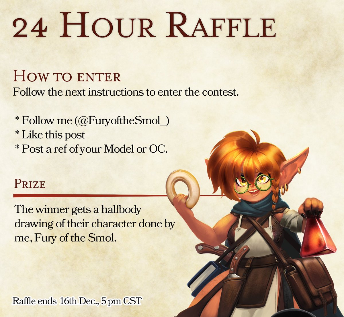 I thought it was about time I do an art raffle. You know the rules!