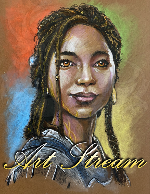 Congrats to the winner of this #giveaway #artwork 
<a href="/ThinkerDeath/">Death Thinker</a> 
 
 👏 #Angrboda from #GodofWarRagnarok...

Tune in Every Wednesday's Art Stream for your chance to win an original piece of #art. More perks found at patreon.com/ELFSAR

 Consider becoming a #Patreon today. 💕