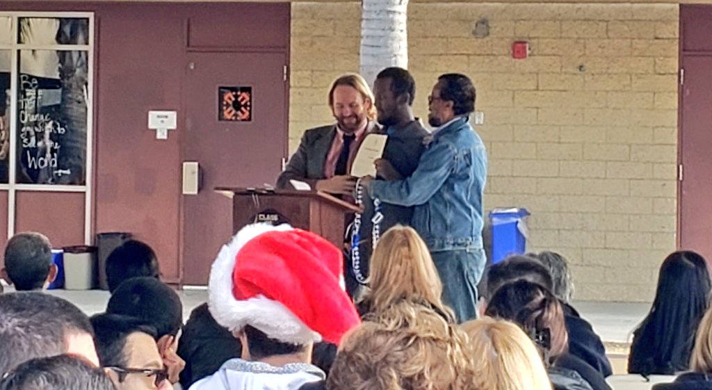 IAmDarshPatel's tweet photo. Today's Transition Graduation Ceremony was beautifully impactful and custom tailored to meet the needs of the students being celebrated. Congratulations! 
Well done @AbraxasHigh! 
🎊👐🏽👐🏽👐🏽🎓
@PowayUnified https://t.co/AxyKAebhf9