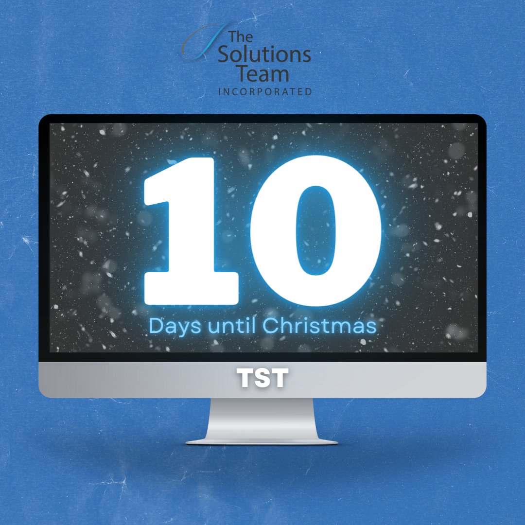 TST_Team's tweet photo. 10 Benefits from having TST as your IT service provider!

#10: 24/7 Monitoring and Alerting- Network attacks are detected and appropriately dealt with to prevent any unnecessary downtime and/or unseen issues.

Feel safe and secure this Christmas with TST! https://t.co/zRAhfPwx8a