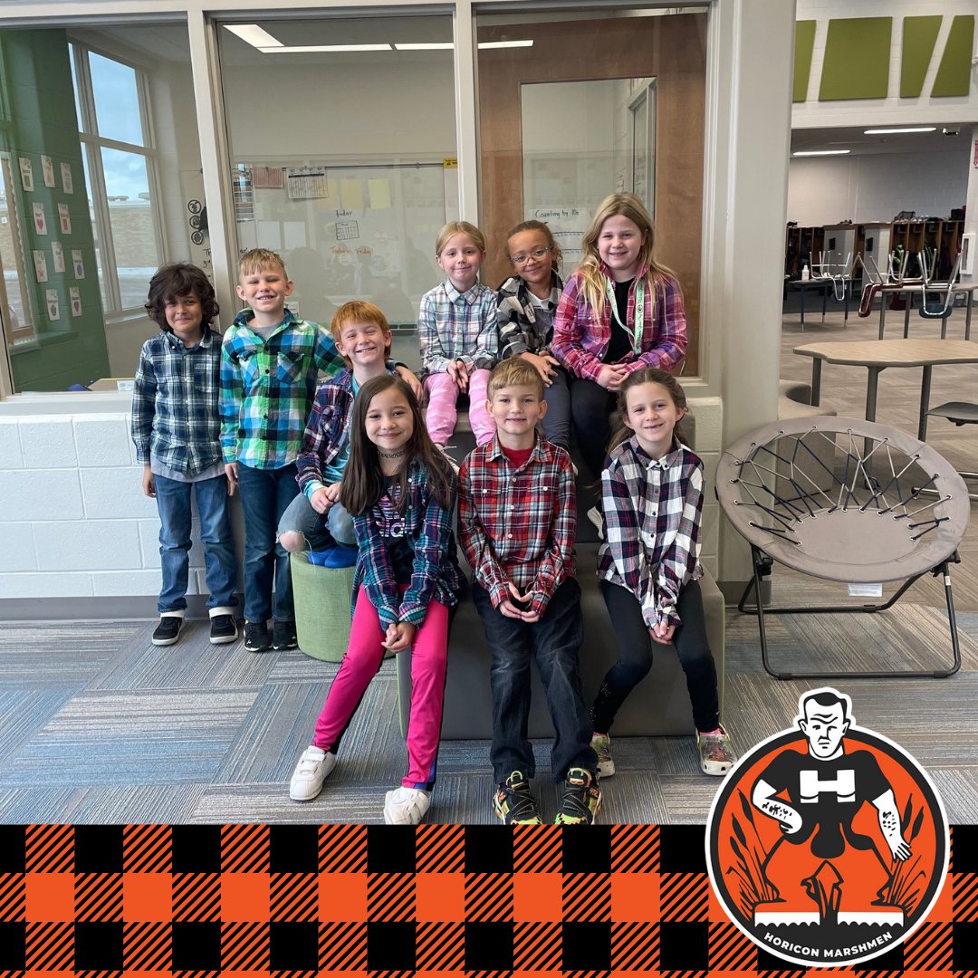 GoMarshmen's tweet photo. Before Thanksgiving break, our district rallied to collect non-perishable items for area food pantries. Click through to check out our flannel stylin' staff and students!
See a face you know? Comment and share! #marshmenproud #horicon strong #wisconsinschool #horicon #giveback https://t.co/UGF6S58kJr