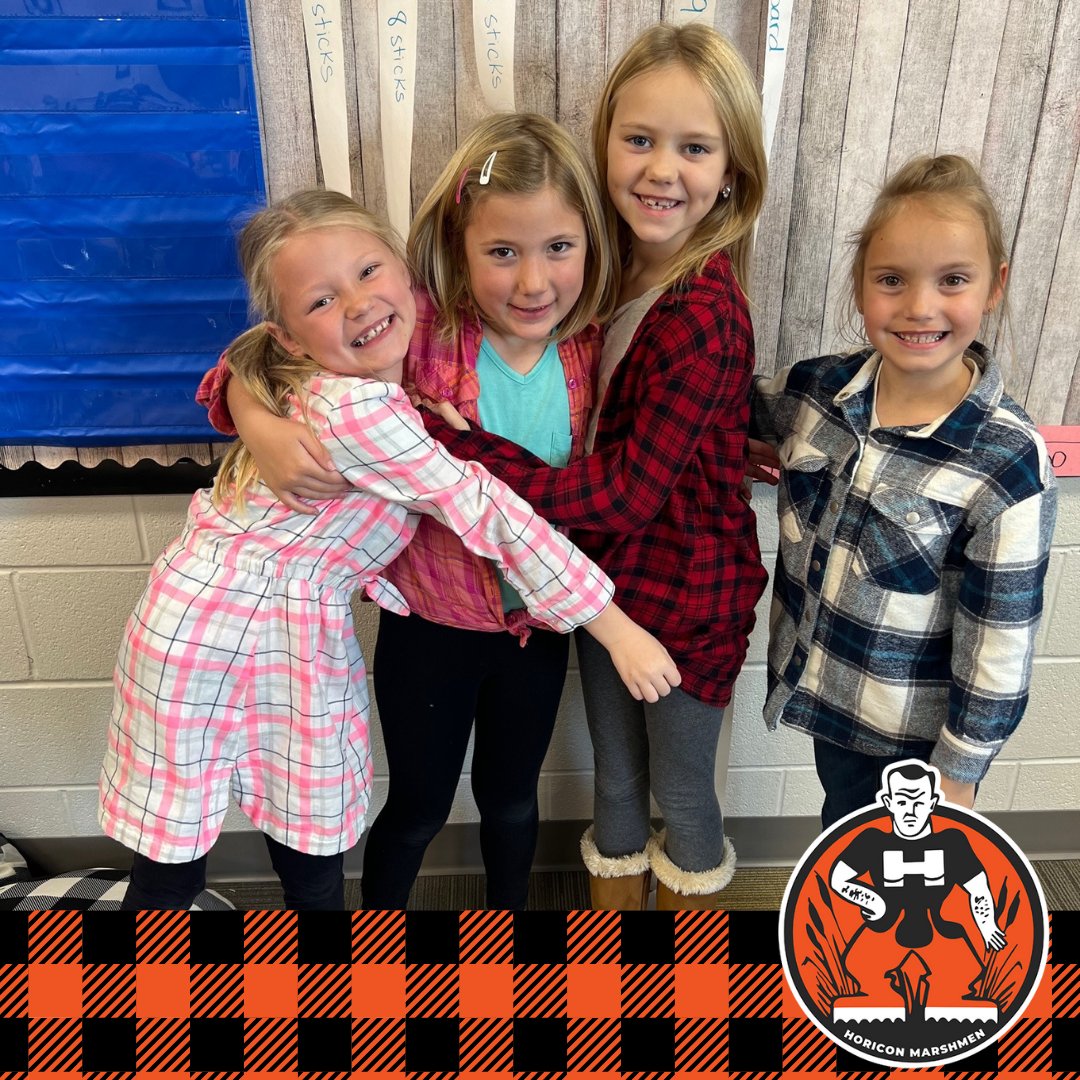 GoMarshmen's tweet photo. Before Thanksgiving break, our district rallied to collect non-perishable items for area food pantries. Click through to check out our flannel stylin' staff and students!
See a face you know? Comment and share! #marshmenproud #horicon strong #wisconsinschool #horicon #giveback https://t.co/UGF6S58kJr