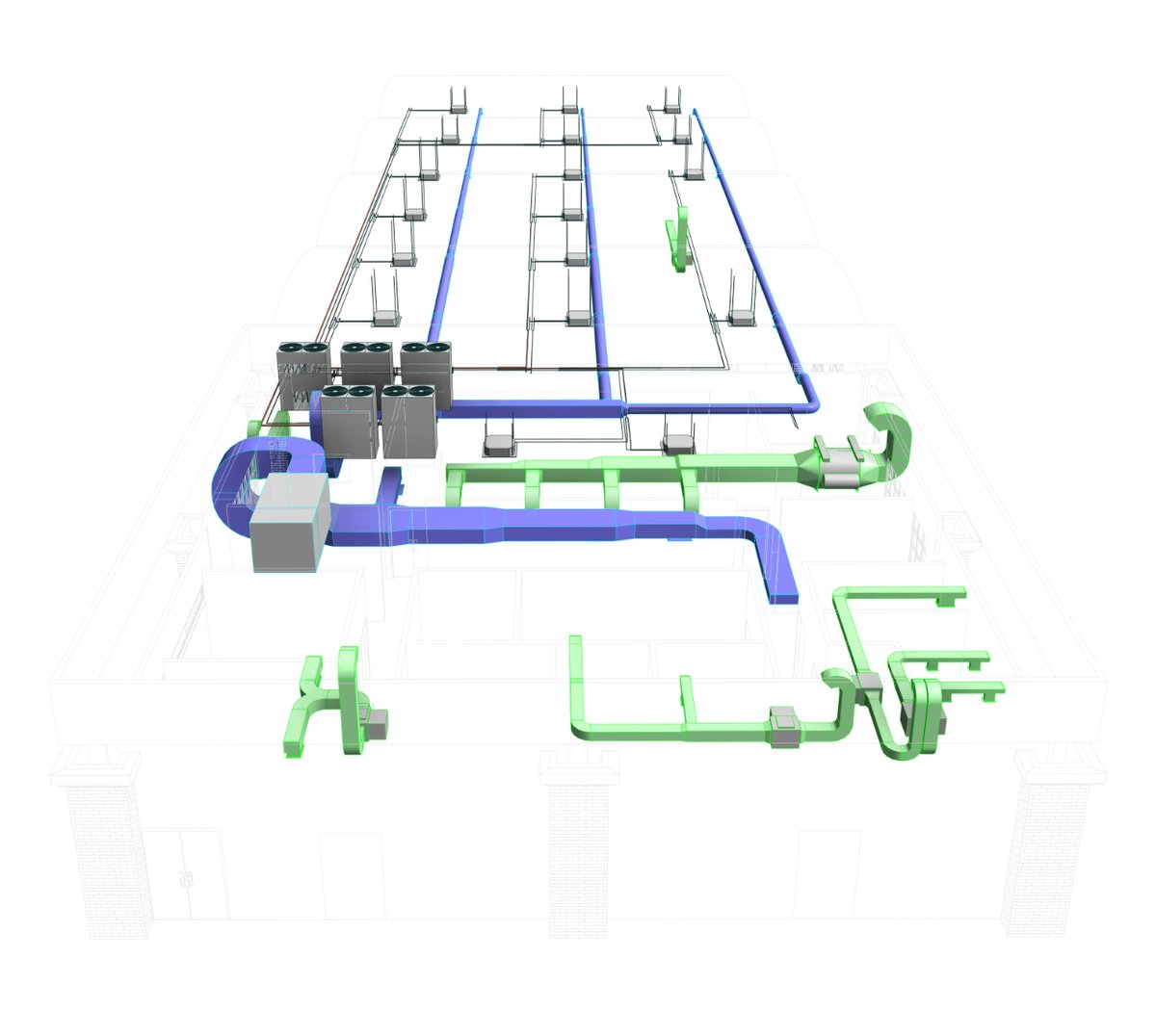 levolmep's tweet photo. Comedor Industrial en planta cervecera.

•Sistema VRF
•Inyección de aire
•Extracción de aire

#aireacondicionado #climatización  #vrf #extraccion #ventilacion #refrigeracion #hvac #trane #greenheck #revit #navisworks #bim #grupomogo https://t.co/X9vkysEBnY