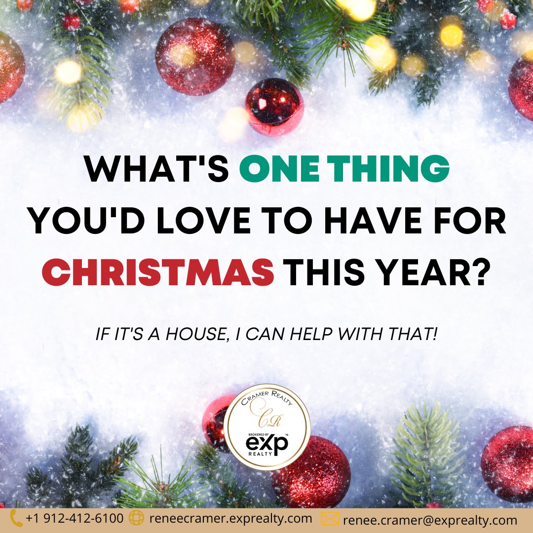 Renee_Cramer_'s tweet photo. 𝐖𝐡𝐚𝐭 𝐰𝐨𝐮𝐥𝐝 𝐢𝐭 𝐛𝐞? We're curious to know! Comment your answer below.
#december #December2022 #christmasseason #ReneeCramer #CramerRealty #RealtorReneeCramer #GeorgiaHomes #BeautifulHomes #GeorgiaRealEstate #savannah #savannahga #hinesvillega #ludowiciga #jesupga https://t.co/gnAEwaoQsS