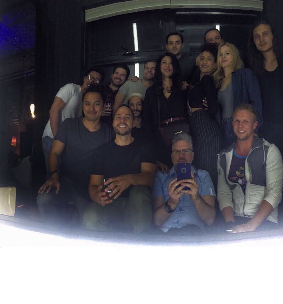 SAghdashloo's tweet photo. It has truly been a journey.

This is a photo of our earlier days working on The Expanse. Loving memories... ❤️

#TheExpanse #ScreamingFirehawks https://t.co/Llirqicydn