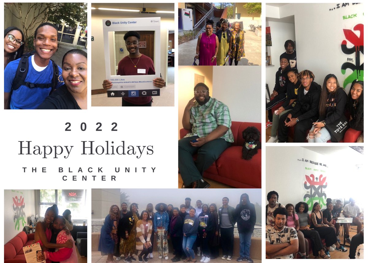 Wishing everyone a Joyous Season! #BlackUnitySFSU