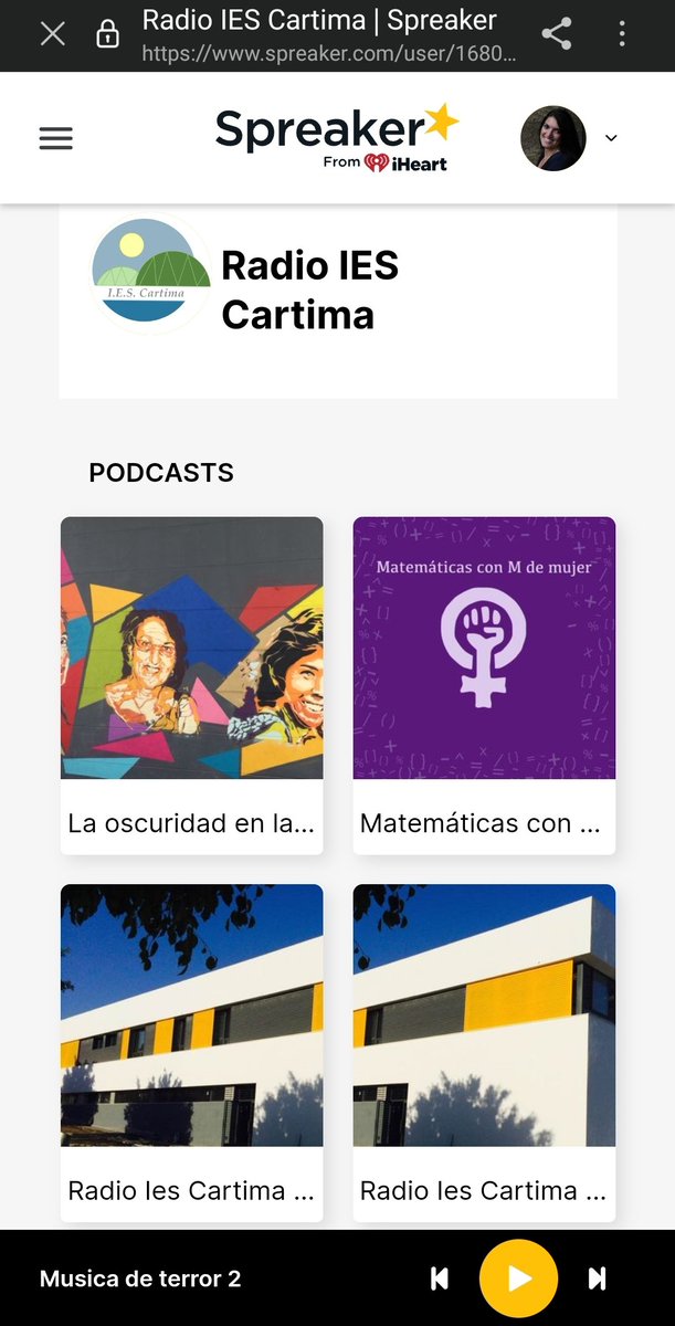 patrucarrasco's tweet photo. En este trimestre en @proyectocartama hemos arrancado un proyecto muy ilusionante y un gran reto educativo: la #RadioEscolar #IESCartima 🗣🎙
@radioiescartima ⬇️
https://t.co/THy1bTy4HX https://t.co/icM6gibGRV