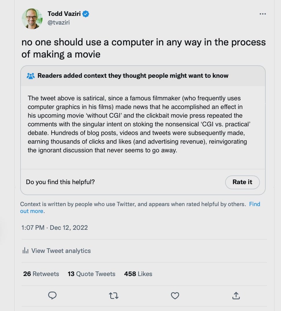 Todd Vaziri tweet media