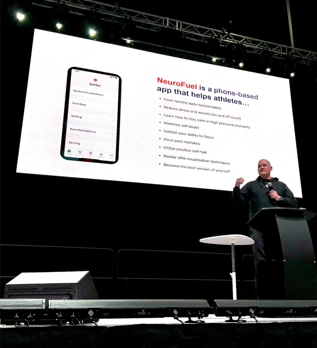 Thank you <a href="/MIEliteVB/">Michigan Elite Volleyball</a> for the opportunity to share information about <a href="/NeuroFuelMT/">NeuroFuel Mental Training</a> with some of your athletes and their parents!  Great club, fantastic people and an impressive facility...