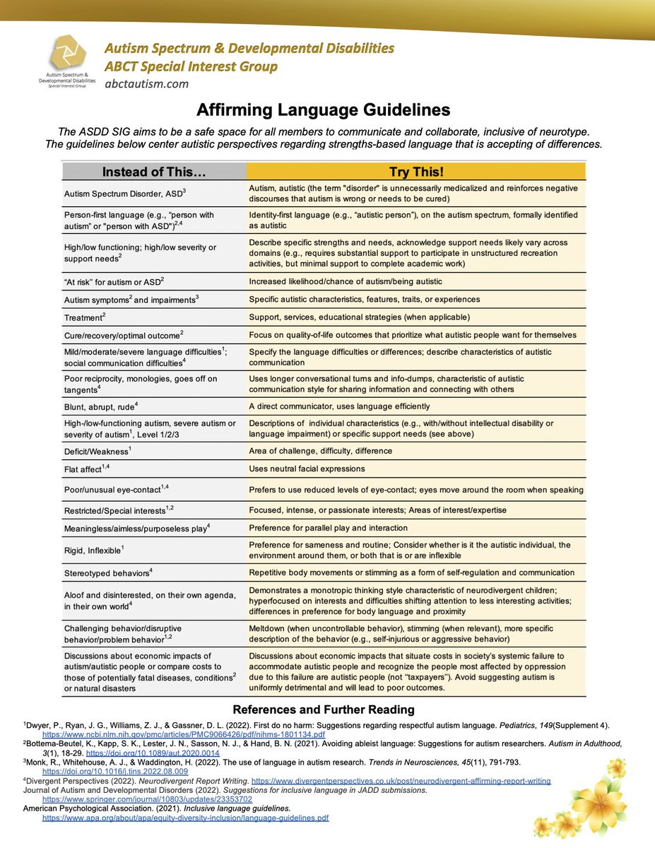 ABCT Autism SIG tweet media